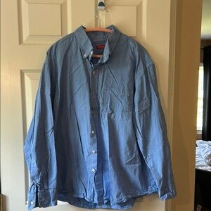 Izod Blue Dress Shirt for Men